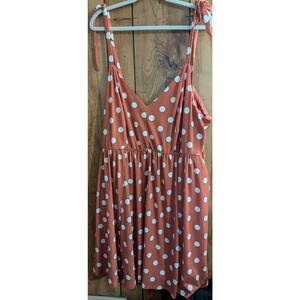 Torrid Womens Dress Plus Size 4 4X Strappy Halter Polka Dots Pockets New w/ Tags